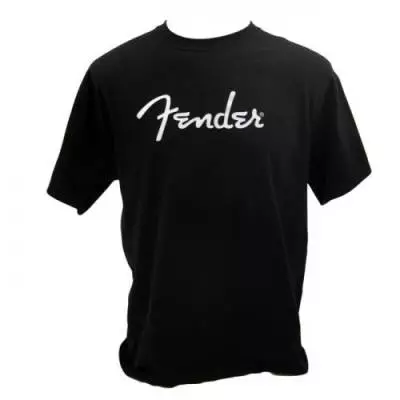 Fender - Spaghetti Logo Black Tee - Small